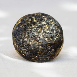 Sculpted with Gold Ring. Size 7.