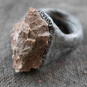 Ring with Riverstone #2. Size 5.